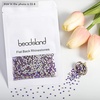 image:imagebeadsland 1440pcs Flat Back Crystal Rhinestones Round Gems for Nail Art and Craft Glue Fix CrystalAB SS10 2729mmPurple Velvet