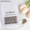 image:imagebeadsland 1440pcs Flat Back Crystal Rhinestones Round Gems for Nail Art and Craft Glue Fix CrystalAB SS10 2729mmRainbow