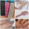image:imagebeadsland 1440pcs Flat Back Crystal Rhinestones Round Gems for Nail Art and Craft Glue Fix CrystalAB SS10 2729mmRose