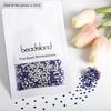 image:imagebeadsland 1440pcs Flat Back Crystal Rhinestones Round Gems for Nail Art and Craft Glue Fix CrystalAB SS10 2729mmSapphire