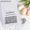 image:imagebeadsland 1440pcs Flat Back Crystal Rhinestones Round Gems for Nail Art and Craft Glue Fix CrystalAB SS10 2729mmSilver Hematite