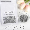 image:imagebeadsland 1440pcs Flat Back Crystal Rhinestones Round Gems for Nail Art and Craft Glue Fix CrystalAB SS10 2729mmSilver Hematite