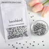 image:imagebeadsland 1440pcs Flat Back Crystal Rhinestones Round Gems for Nail Art and Craft Glue Fix CrystalAB SS10 2729mmSilver Hematite