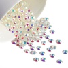 image:imagebeadsland 1440pcs Flat Back Crystal Rhinestones Round Gems for Nail Art and Craft Glue Fix CrystalAB SS10 2729mmTransparent Ab