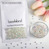 image:imagebeadsland 1440pcs Flat Back Crystal Rhinestones Round Gems for Nail Art and Craft Glue Fix CrystalAB SS10 2729mmTransparent Ab