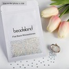 image:imagebeadsland 1440pcs Flat Back Crystal Rhinestones Round Gems for Nail Art and Craft Glue Fix CrystalAB SS10 2729mmTransparent Ab