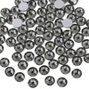 image:imagebeadsland 1440pcs Flat Back Crystal Rhinestones Round Gems for Nail Art and Craft Glue Fix CrystalAB SS10 2729mmBlack Diamond