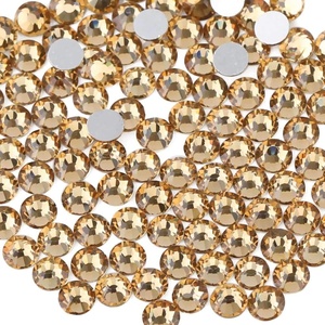 image:imagebeadsland 1440pcs Flat Back Crystal Rhinestones Round Gems for Nail Art and Craft Glue Fix CrystalAB SS10 2729mmLt Colorado Topaz