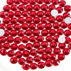 image:imagebeadsland 1440pcs Flat Back Crystal Rhinestones Round Gems for Nail Art and Craft Glue Fix CrystalAB SS10 2729mmSiam