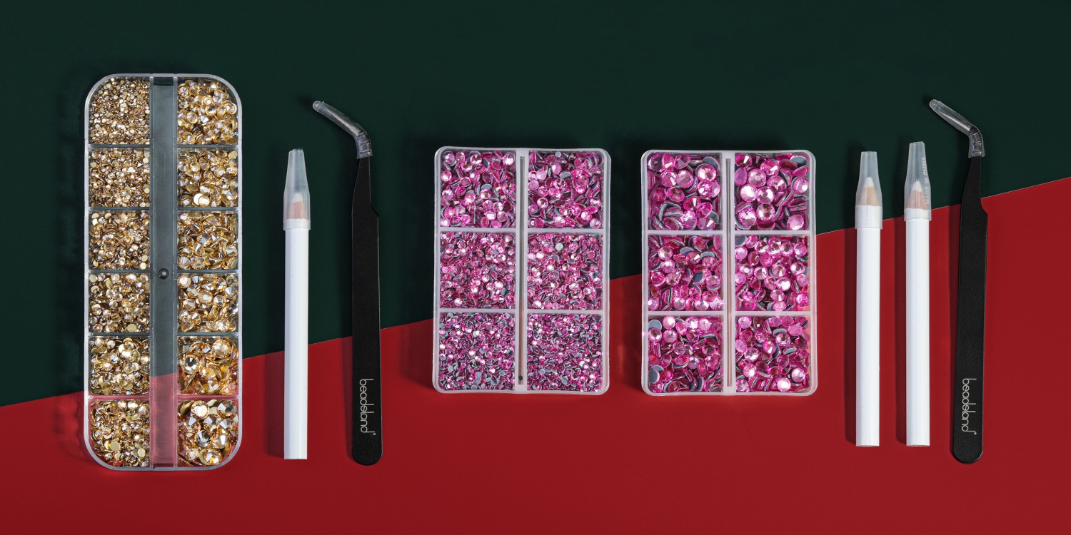 BEADSLAND : Precision Cut Sparkling Crystals for Nails, Clothes & Jewelry