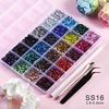 image:imageBEADSLAND Hotfix Rhinestones Mixed 24 ColorsSS1014400pcsSS167200pcs