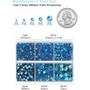 image:imageHotfix Rhinestones Siam 3960pcs Mixed 5 Sizes SS6SS30Aquamarine