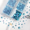 image:imageHotfix Rhinestones Siam 3960pcs Mixed 5 Sizes SS6SS30Aquamarine