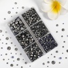 image:imageHotfix Rhinestones Siam 3960pcs Mixed 5 Sizes SS6SS30Black Diamond