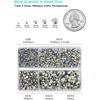image:imageHotfix Rhinestones Siam 3960pcs Mixed 5 Sizes SS6SS30Clear AB