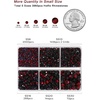 image:imageHotfix Rhinestones Siam 3960pcs Mixed 5 Sizes SS6SS30Dark Siam