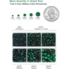 image:imageHotfix Rhinestones Siam 3960pcs Mixed 5 Sizes SS6SS30Emerald