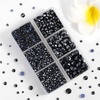 image:imageHotfix Rhinestones Siam 3960pcs Mixed 5 Sizes SS6SS30Jet Hematite