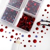 image:imageHotfix Rhinestones Siam 3960pcs Mixed 5 Sizes SS6SS30Siam