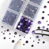 image:imageHotfix Rhinestones Siam 3960pcs Mixed 5 Sizes SS6SS30Tanzanite