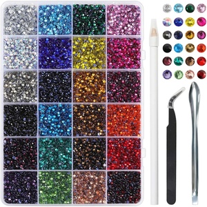 image:imageBEADSLAND Hotfix Rhinestones Mixed 24 ColorsSS1014400pcsSS1014400pcs