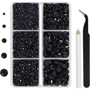 image:imageHotfix Rhinestones Siam 3960pcs Mixed 5 Sizes SS6SS30Black