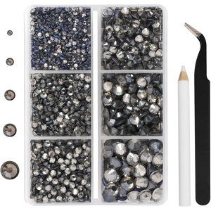 image:imageHotfix Rhinestones Siam 3960pcs Mixed 5 Sizes SS6SS30Black Diamond