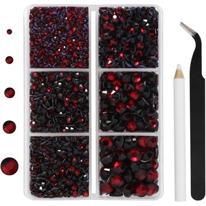 image:imageHotfix Rhinestones Siam 3960pcs Mixed 5 Sizes SS6SS30Dark Siam