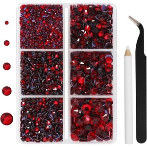 image:imageHotfix Rhinestones Siam 3960pcs Mixed 5 Sizes SS6SS30Siam